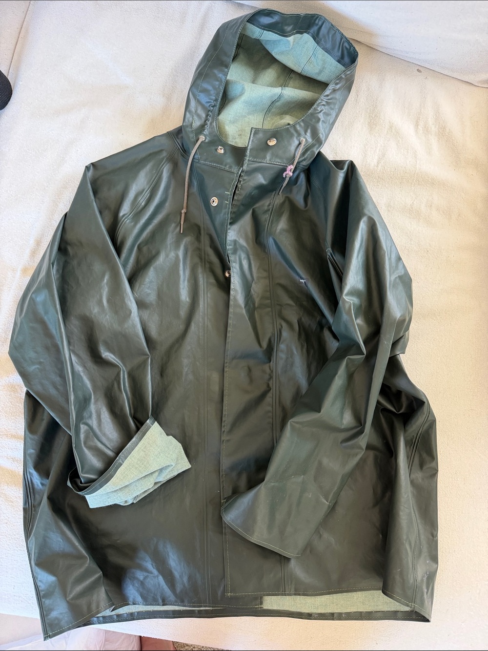 Vintage Helly Hansen Rubber Fisherman's Rain Coat - Picture 1 of 4